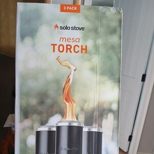Solo Stove Mesa Torch - 3 Pack Sleek Black Design
